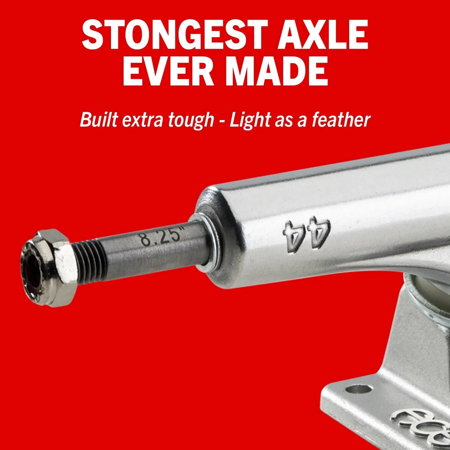 Ace - Polished Silver 22 AF1 Inverted Skateboard Trucks - Image 9