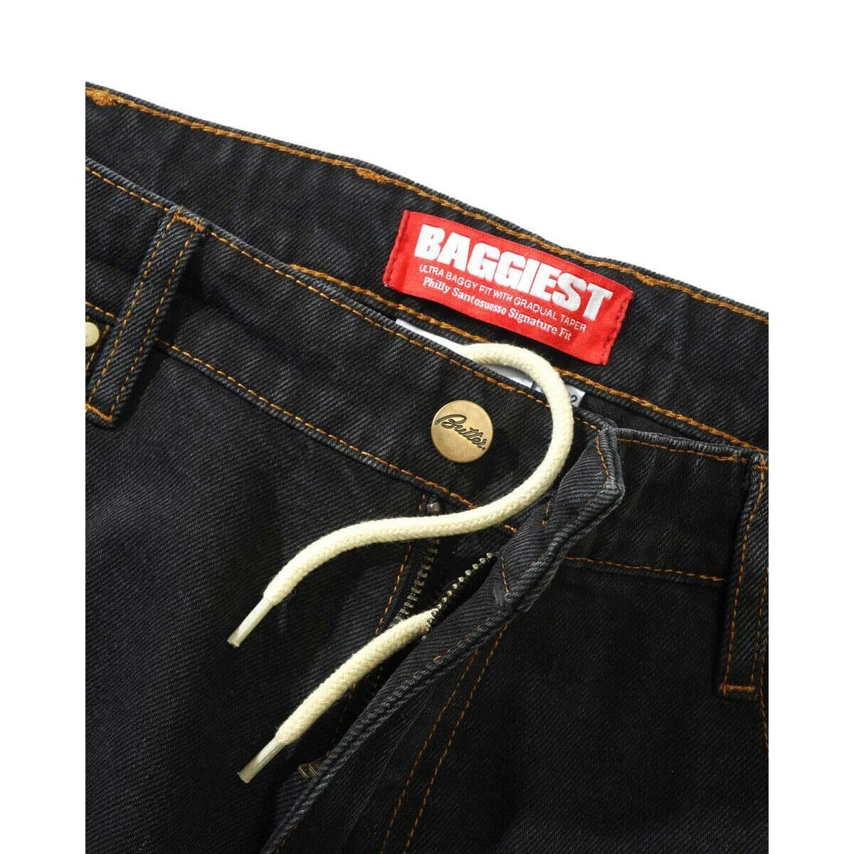 Butter Goods - Santosuosso Denim Jeans Washed Black - Image 4