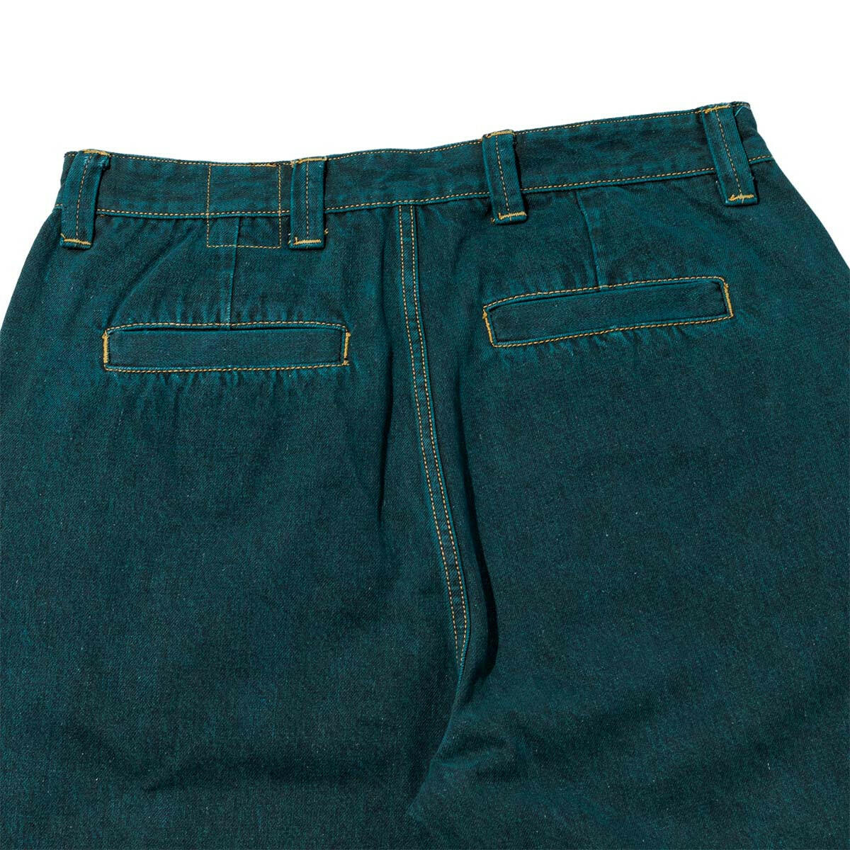 Krooked - Eyes Denim Twill Pants Green Overdye - Image 6